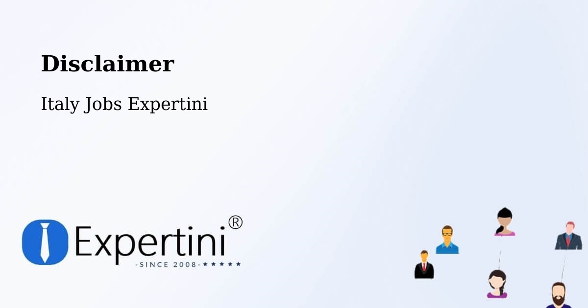 Disclaimer – Settimo Torinese - Italy Jobs Expertini